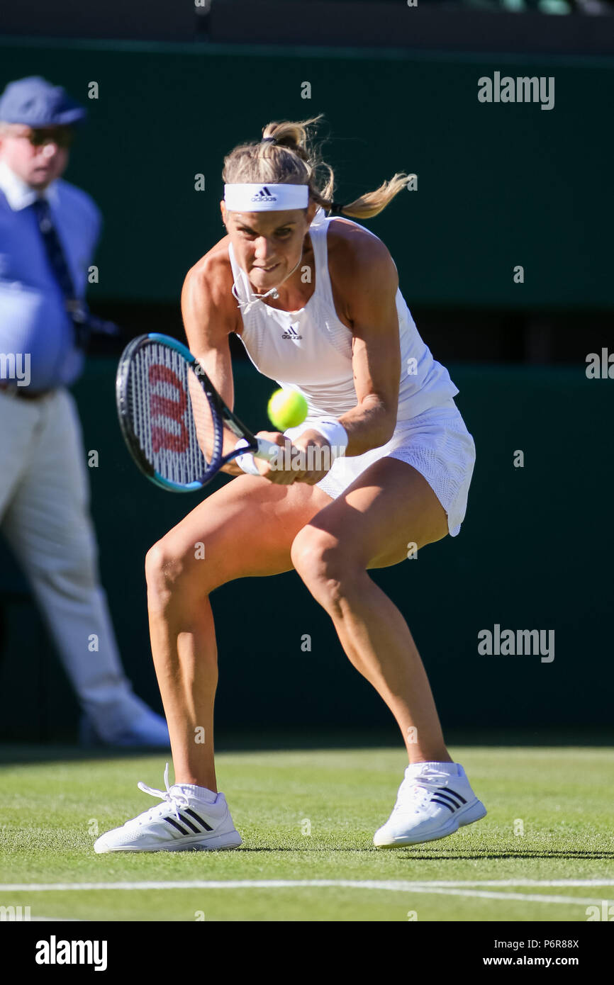 London, UK. 2nd July, 2018. Arantxa Rus (NED) Tennis : Arantxa Rus of