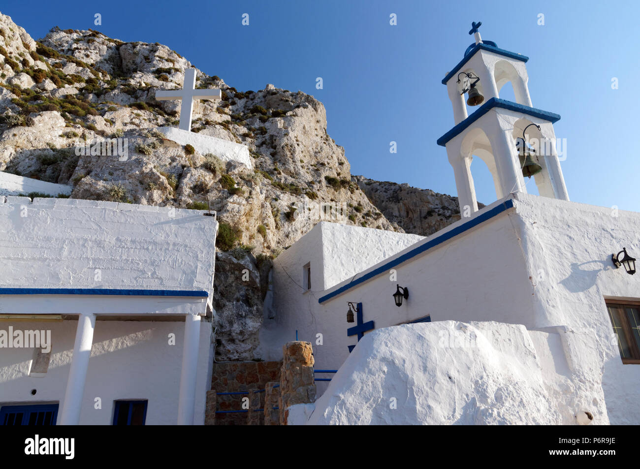 Stavros Monastery, Panormas, Kalymnos, Dodecanese Islands, Greece Stock ...