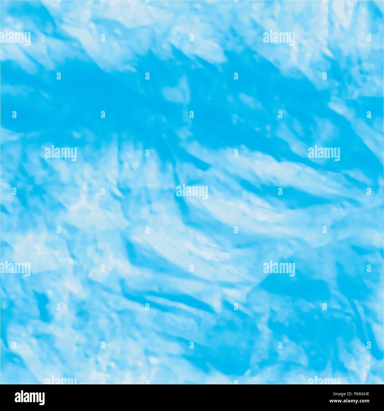 bright blue watercolor wave background pattern, vector illustration Stock Vector