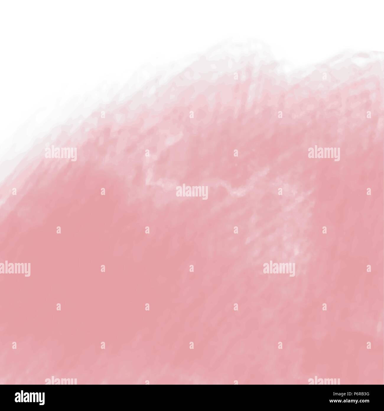 pink watercolor cloudscape background pattern, vector illustration Stock Vector