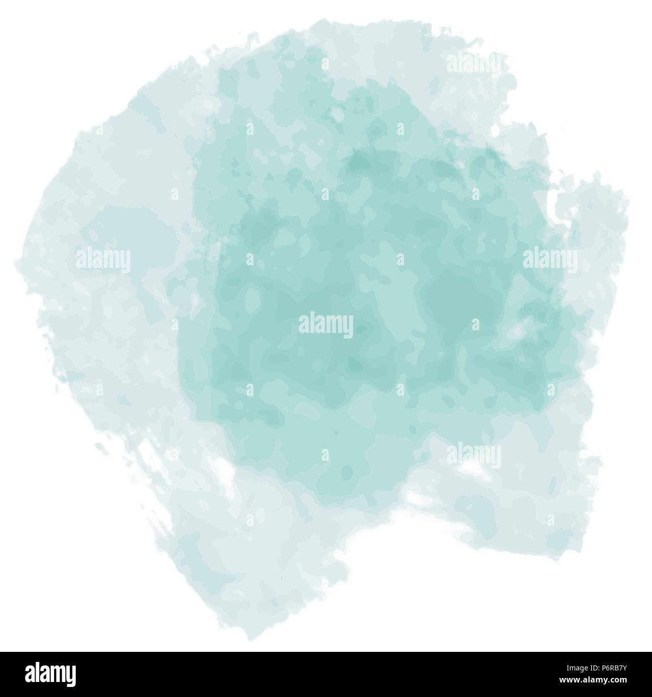 emerald green watercolor splash stain background pattern, vector