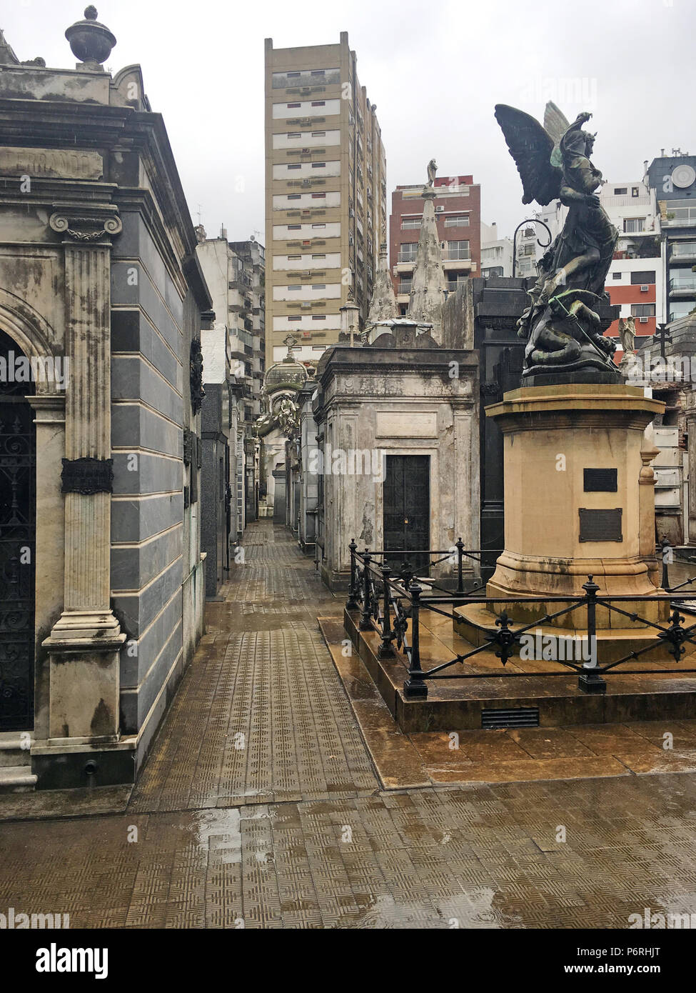 Buenos Aires, Tombs at the recoleta cemetery. Argentina. Stock Photo