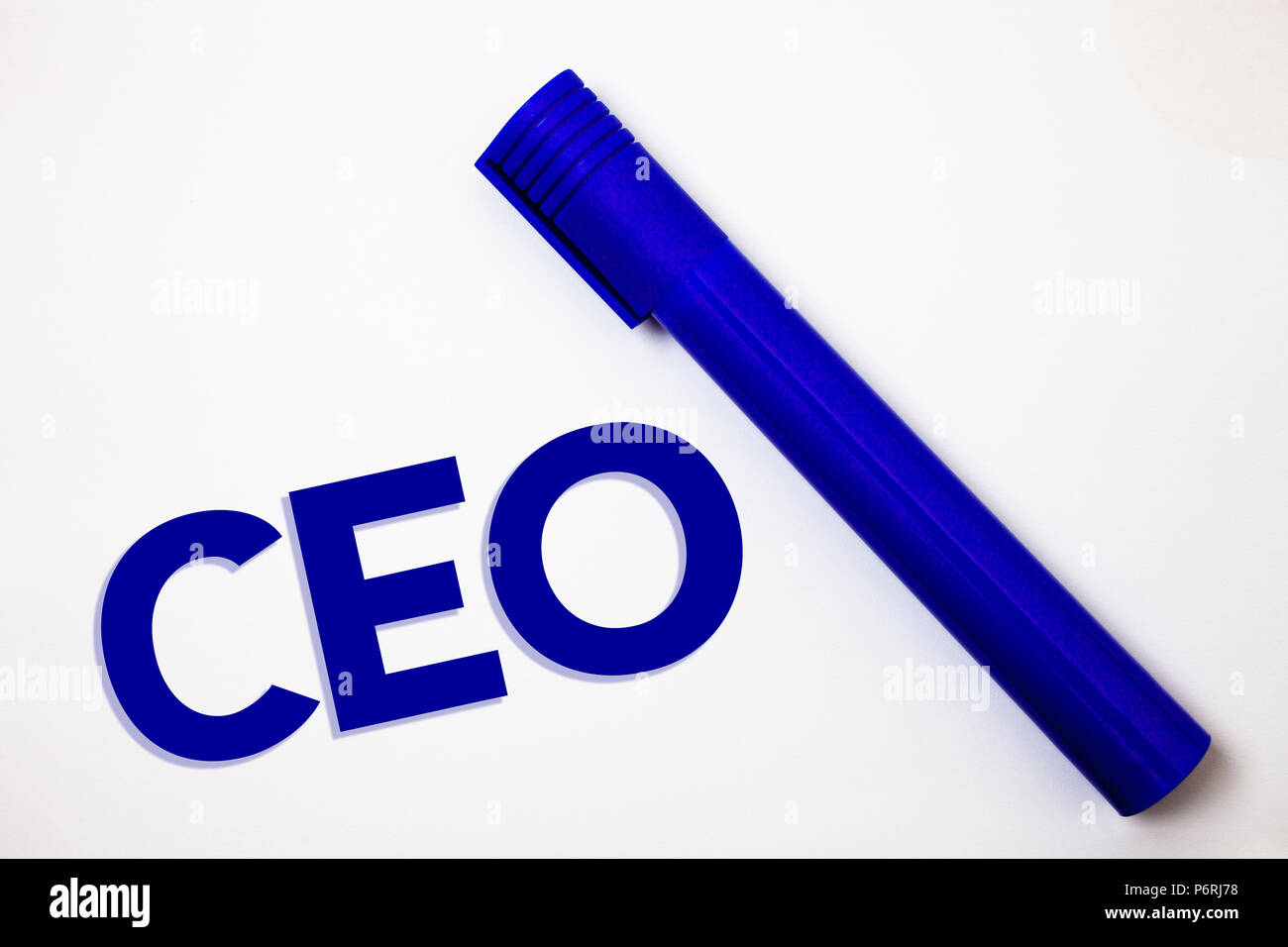 Handwriting text Ceo. Concept meaning Chief Executive Officer Head Boss