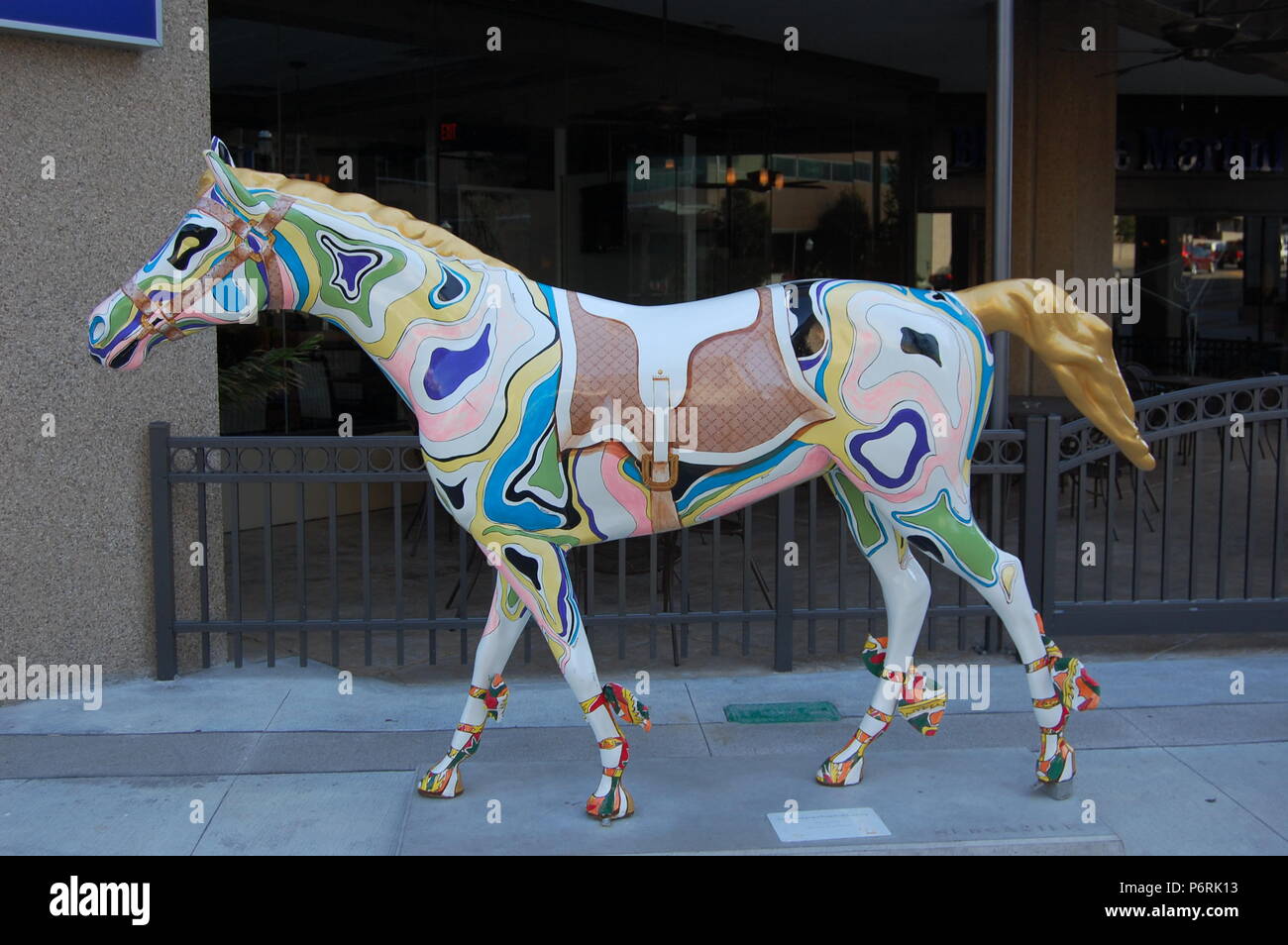 Horse Mania 2010, horse statues all over Lexington Kentucky Stock Photo