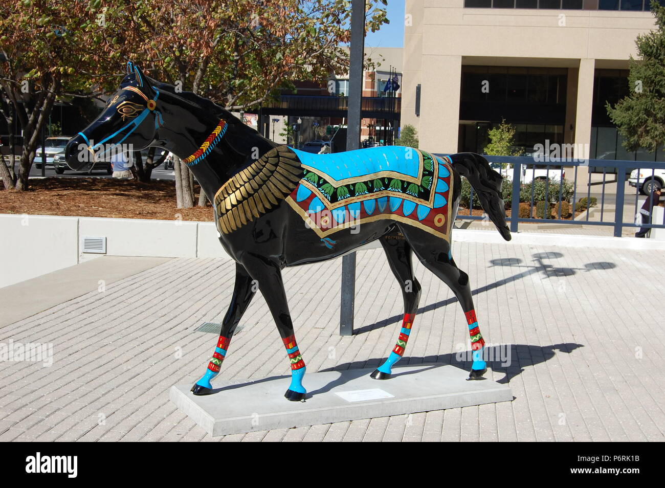 Horse Mania 2010 Horse Statues All Over Lexington Kentucky Stock Photo   Horse Mania 2010 Horse Statues All Over Lexington Kentucky P6RK1B 