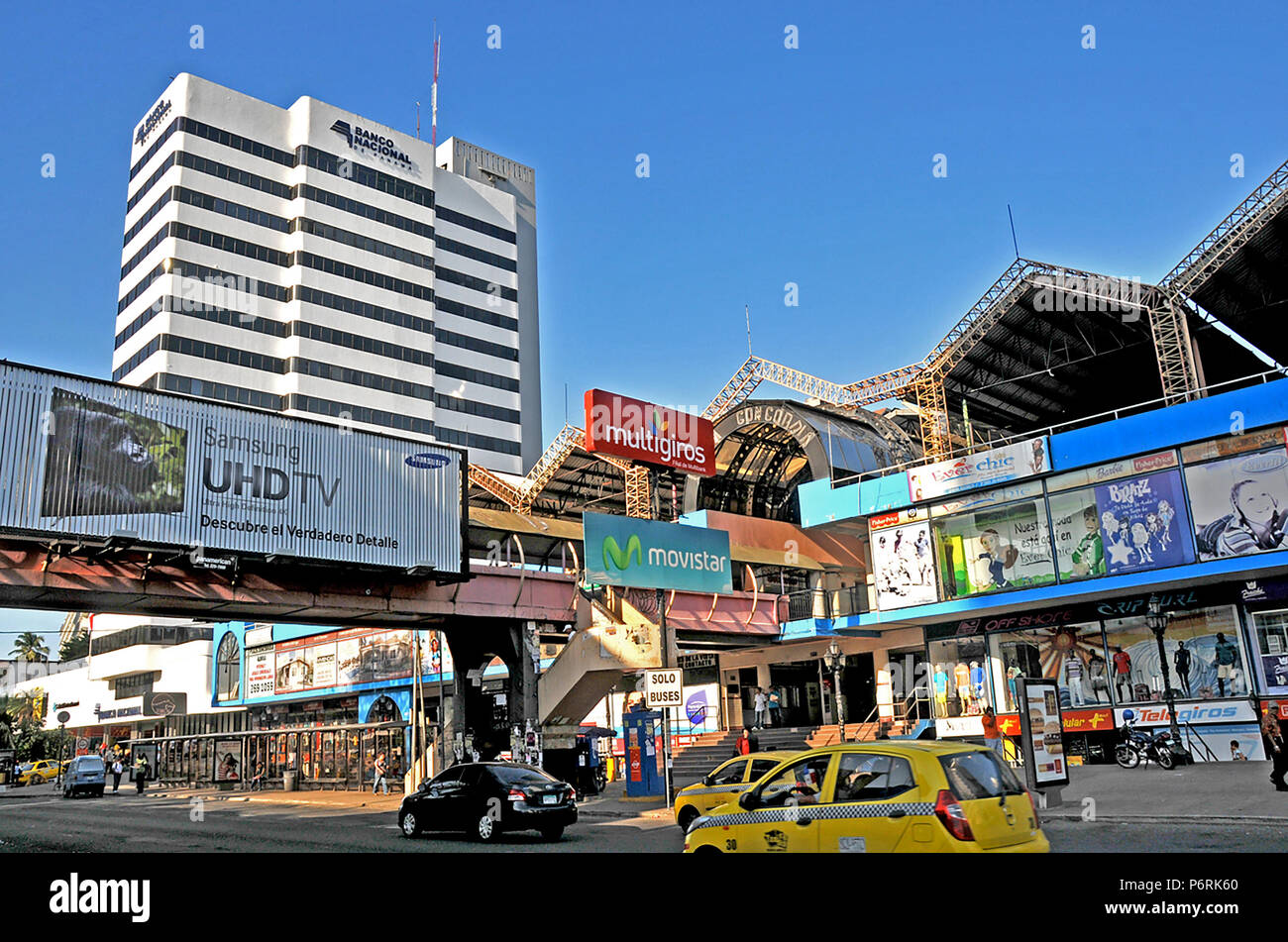 street scene, Concordia mall, via Espana, Panama city, Republic of Panama Stock Photo