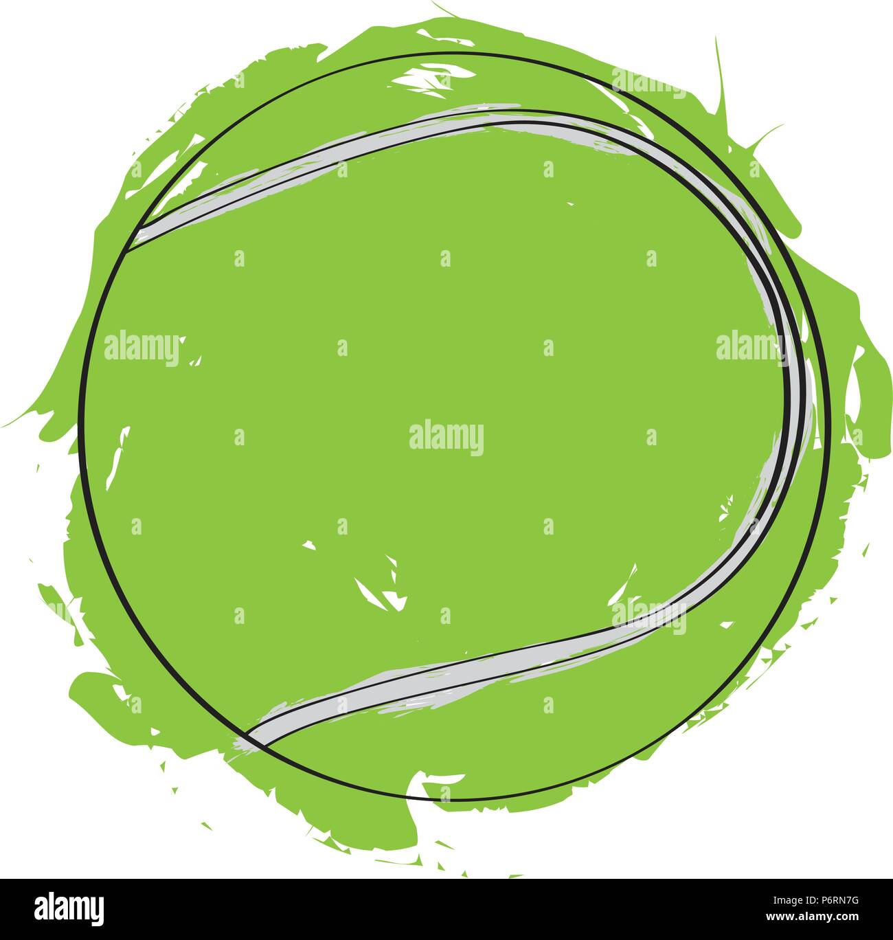 Sketch of a tennis ball Stock Vector Image & Art Alamy