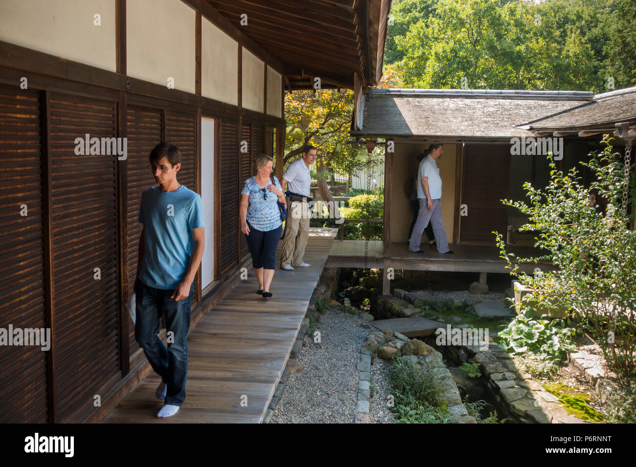 Shofuso Japanese house and garden in Philadelphia PA Stock Photo Alamy