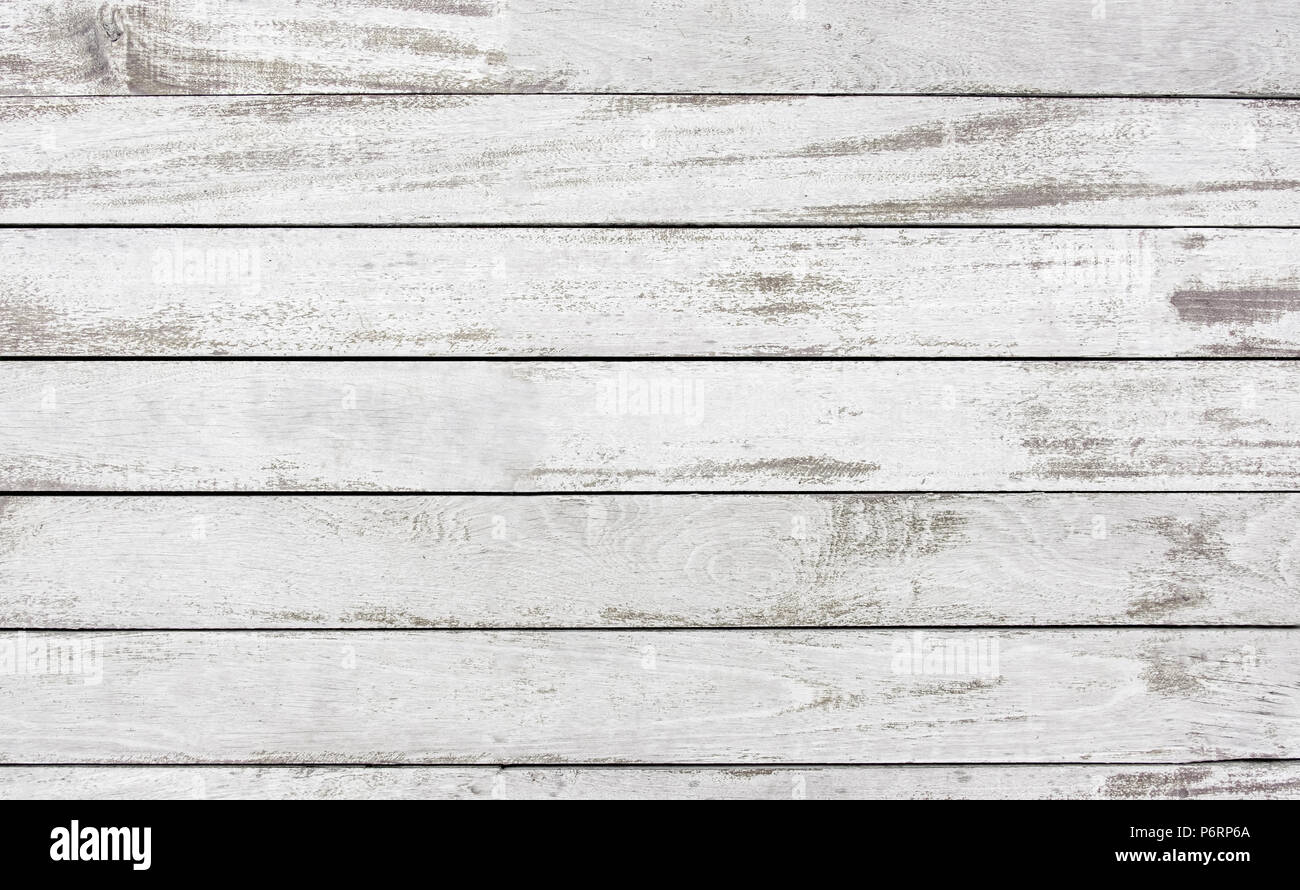 Old peel off wood plank white paint surface texture background,natural pattern backdrop,material for design Stock Photo