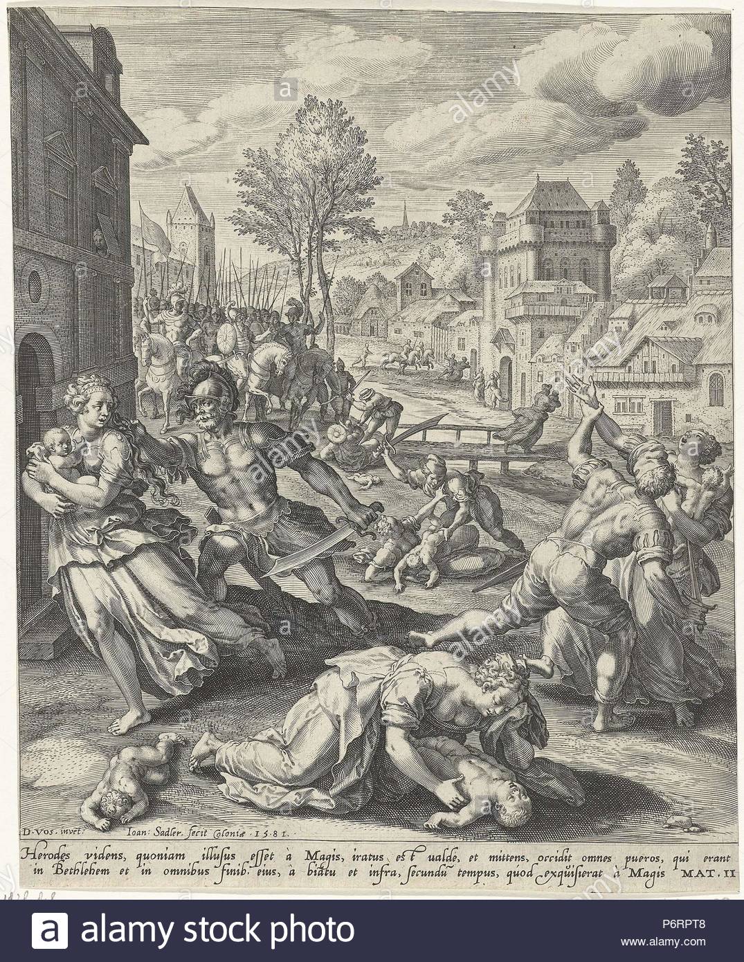 Infanticide in Bethlehem, Johann Sadeler (I), 1581.