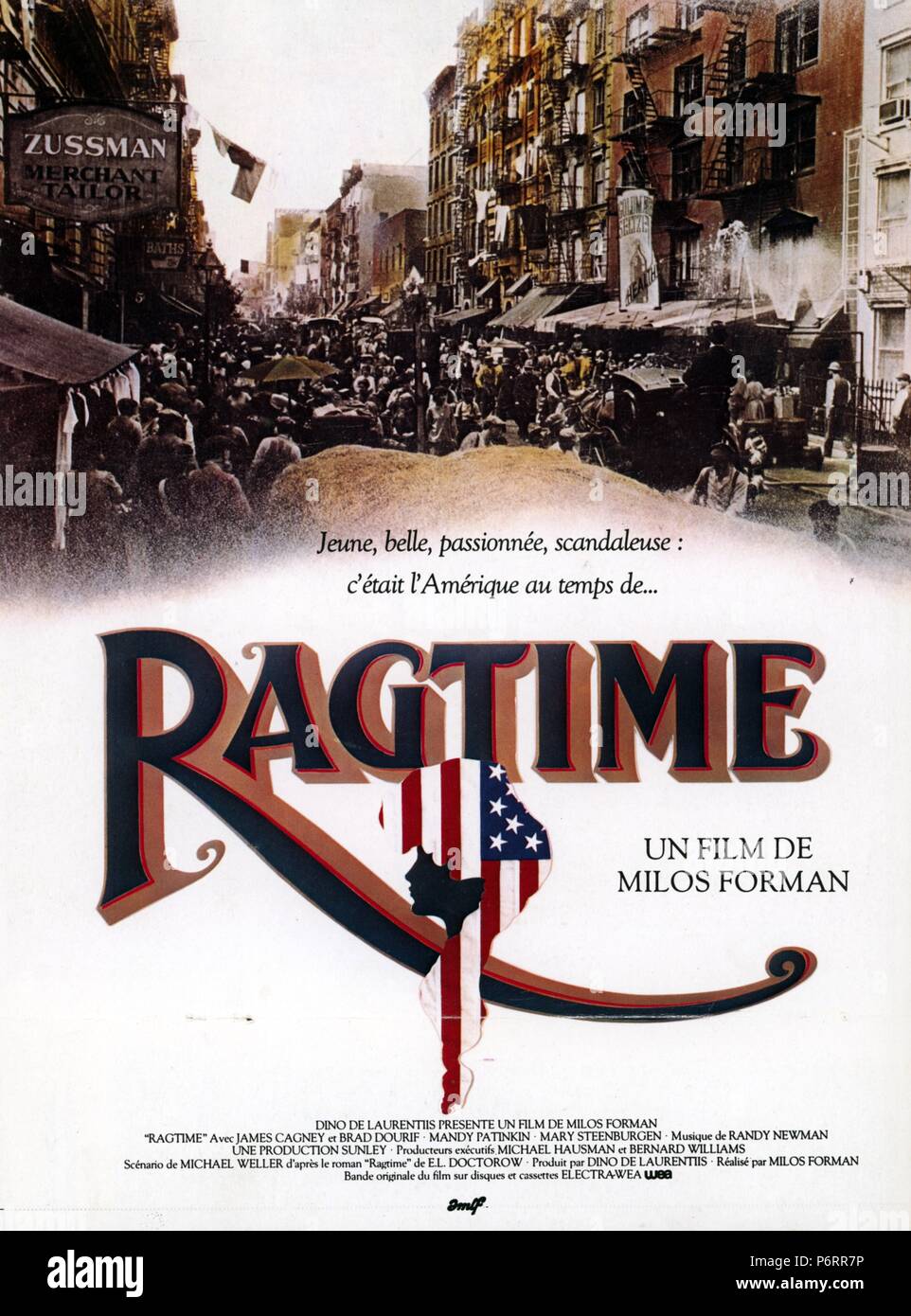 Ragtime  Year : 1981 USA Director: Milos Forman  Affiche (Fr) Stock Photo