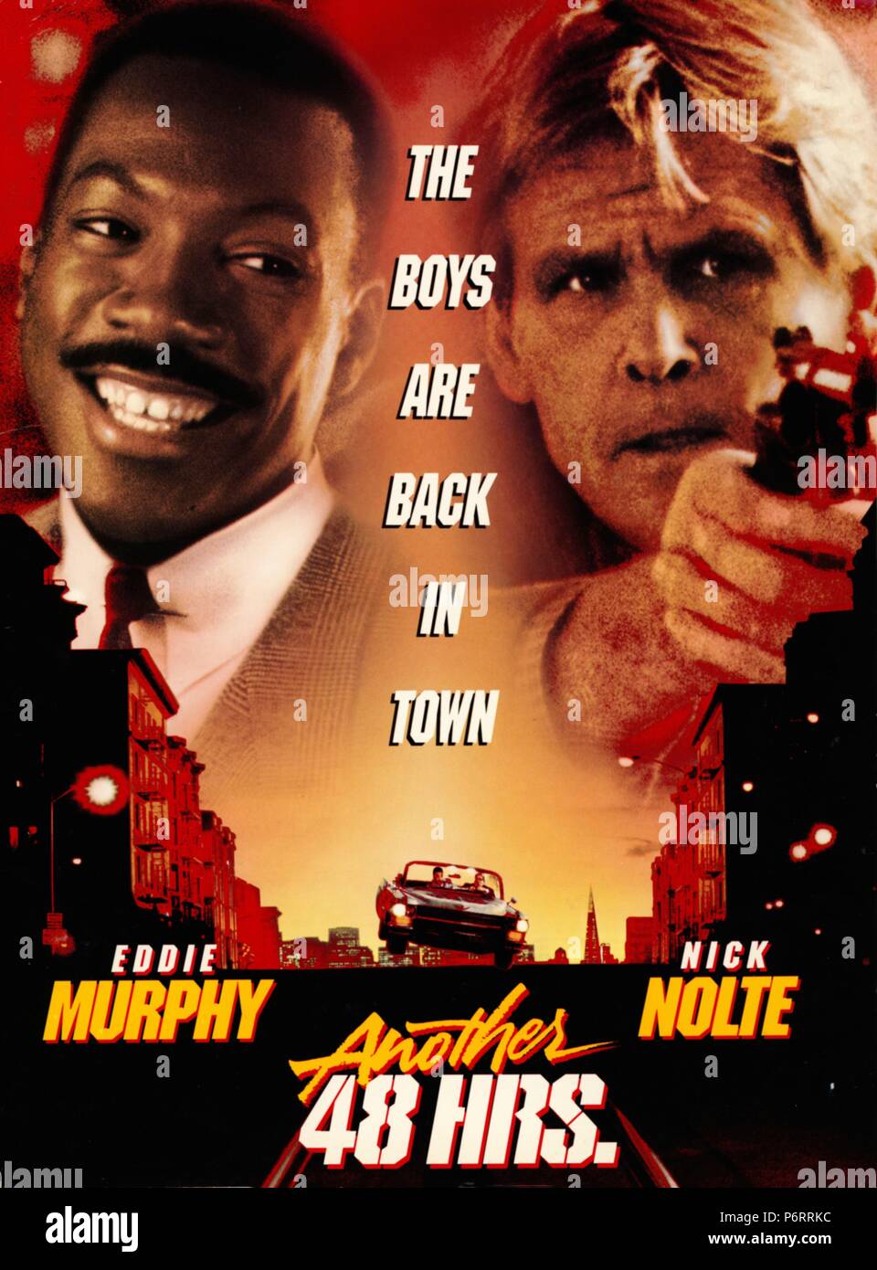 Another 48 Hrs / Another 48 hours Year : 1990 USA Director : Walter Hill Eddie Murphy, Nick Nolte Poster (USA)  Paramount Pictures Stock Photo