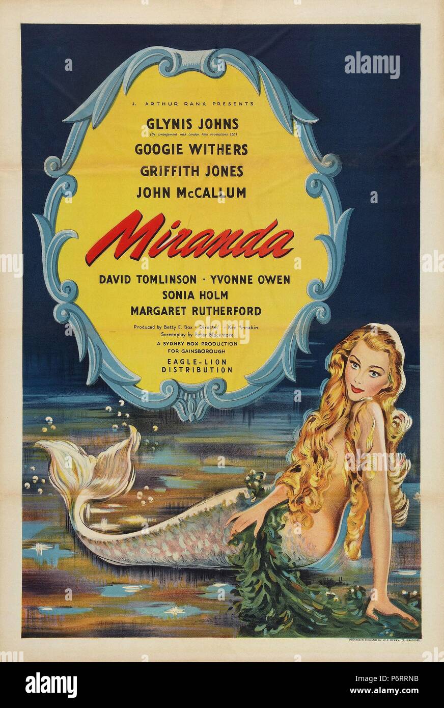 Miranda Year : 1948 UK Director : Ken Annakin Poster (USA) Stock Photo