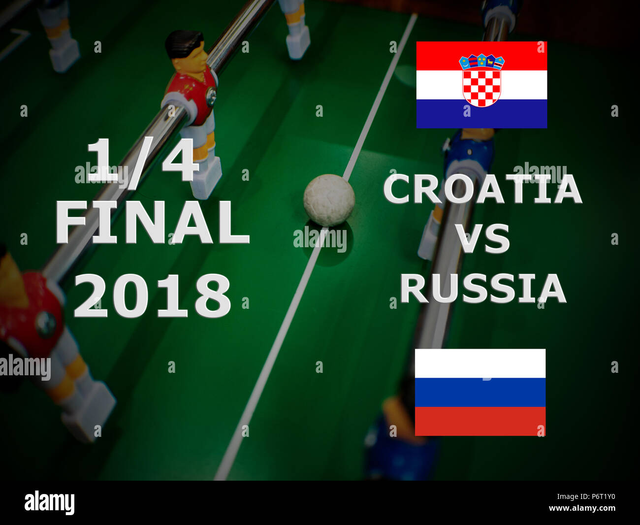 Croatian Vs. Russian Croatia russia 2018 world cup moscow hi-res stock photography and ...