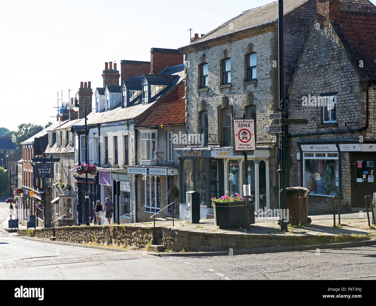 High Street, Pickering,North Yorkshire, England UK Stock Photo Alamy