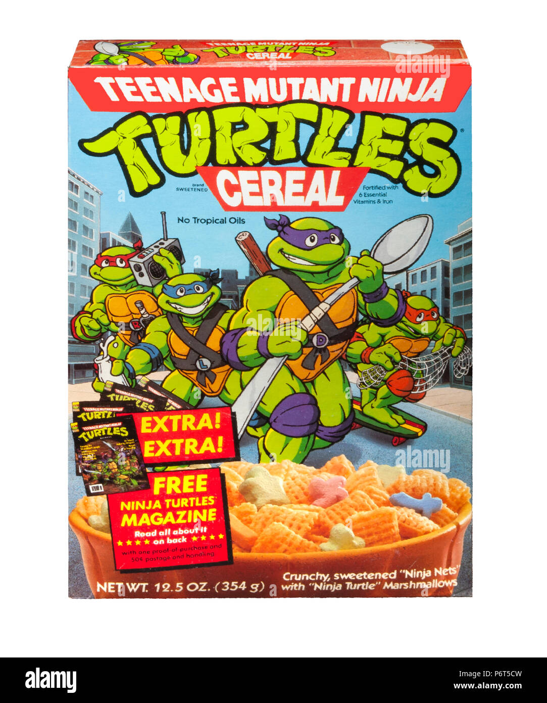 Teenage Mutant Ninja Turtle Cereal Stock Photo