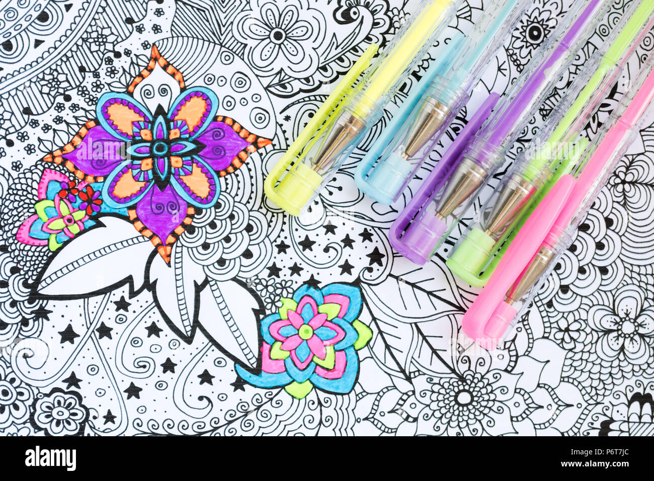 Adult Coloring Books for Mindfulness, Stress Relief & Emotional Wellbeing