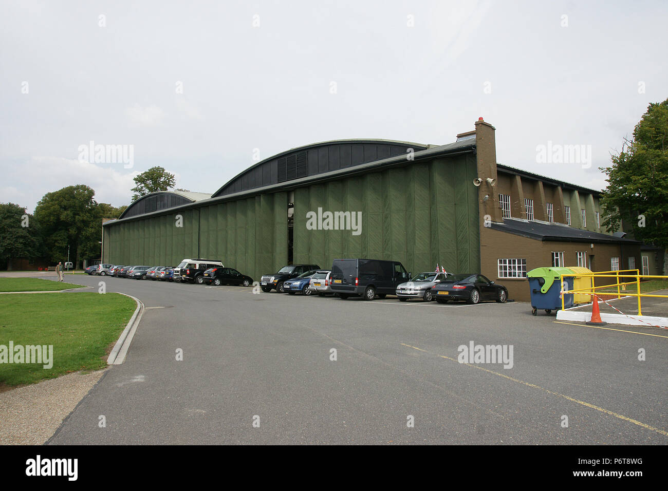 Aircraft Hangar, Imperial War Museum Duxford Stock Photo