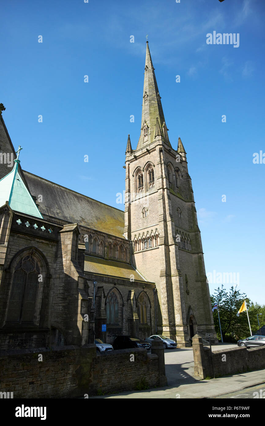 Lancaster Cathedral the cathedral church of st peter england uk Stock Photo