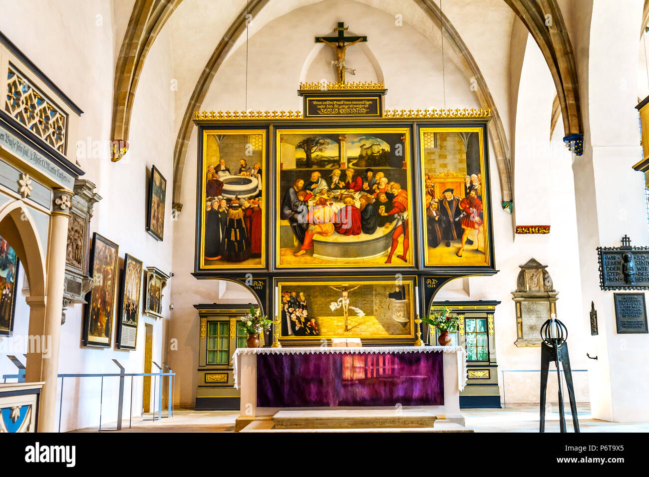 Saint Mary's City Church Stadtkirche Lutherstadt Wittenberg Germany