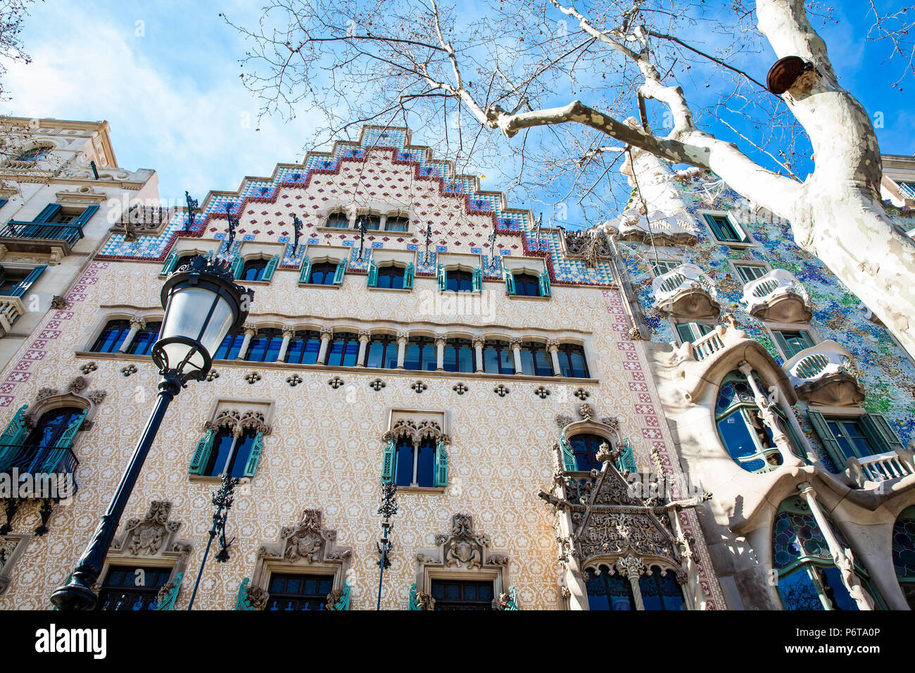 Casa Amatller in Barcelona Spain Stock Photo