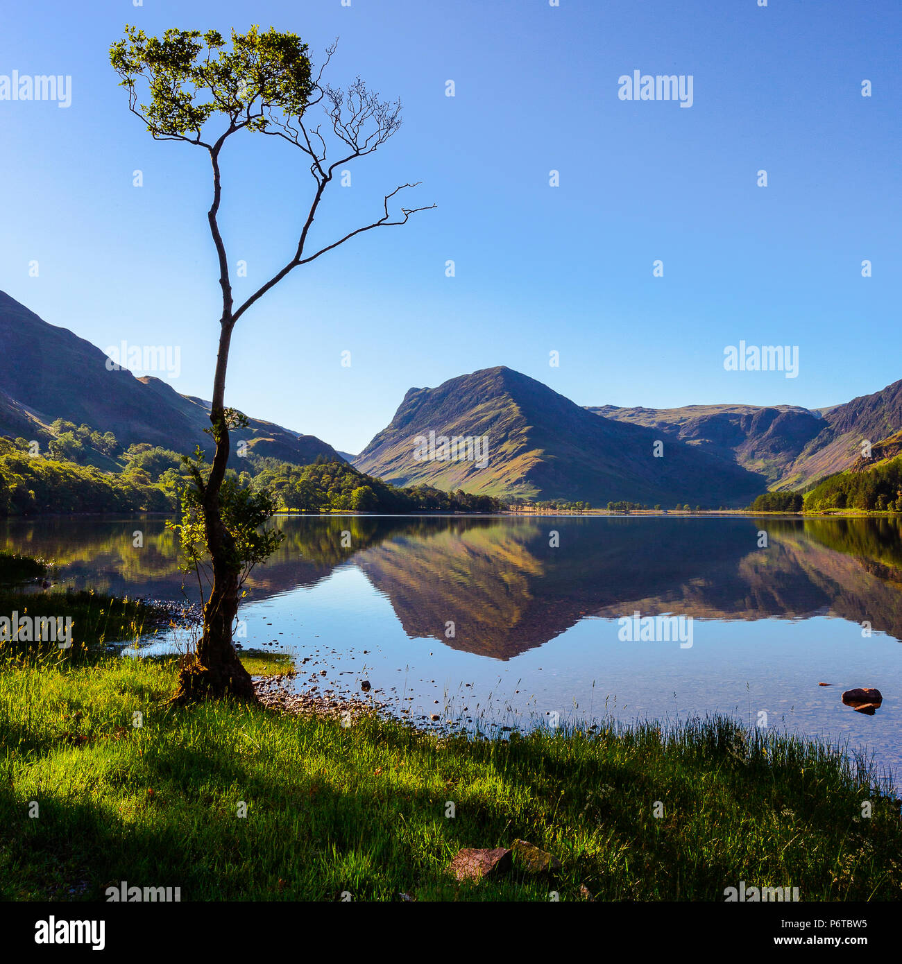 Buttermere lake , Cockermouth, Cumbria, the Lake District National Park ,the United Kingdom Stock Photo