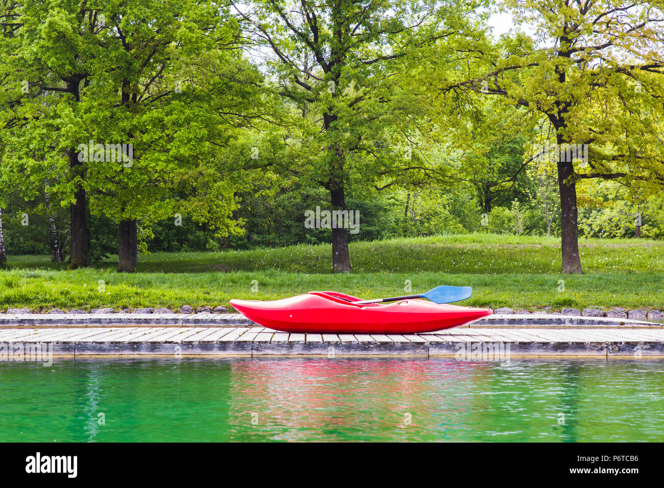 Canoeing on rock lake hi-res stock photography and images - Alamy