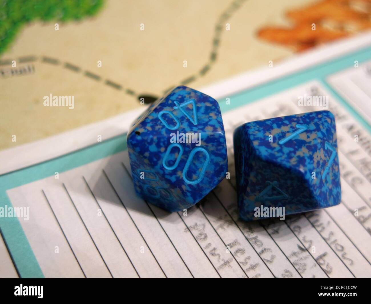 Role-playing game in action. Stock Photo