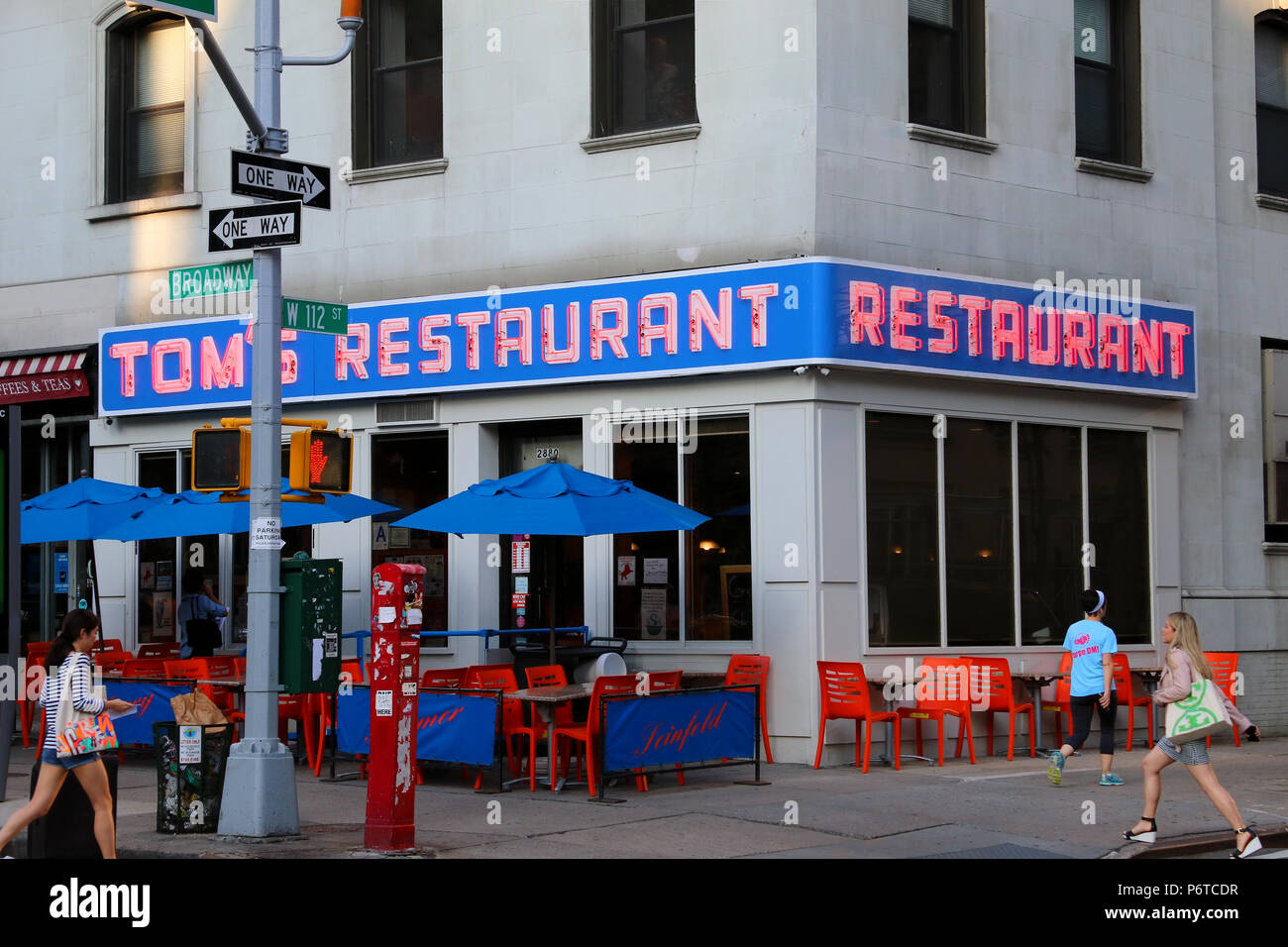 NEW YORK, NY JUNE 15 Tom's Restaurant, which exterior was routinely