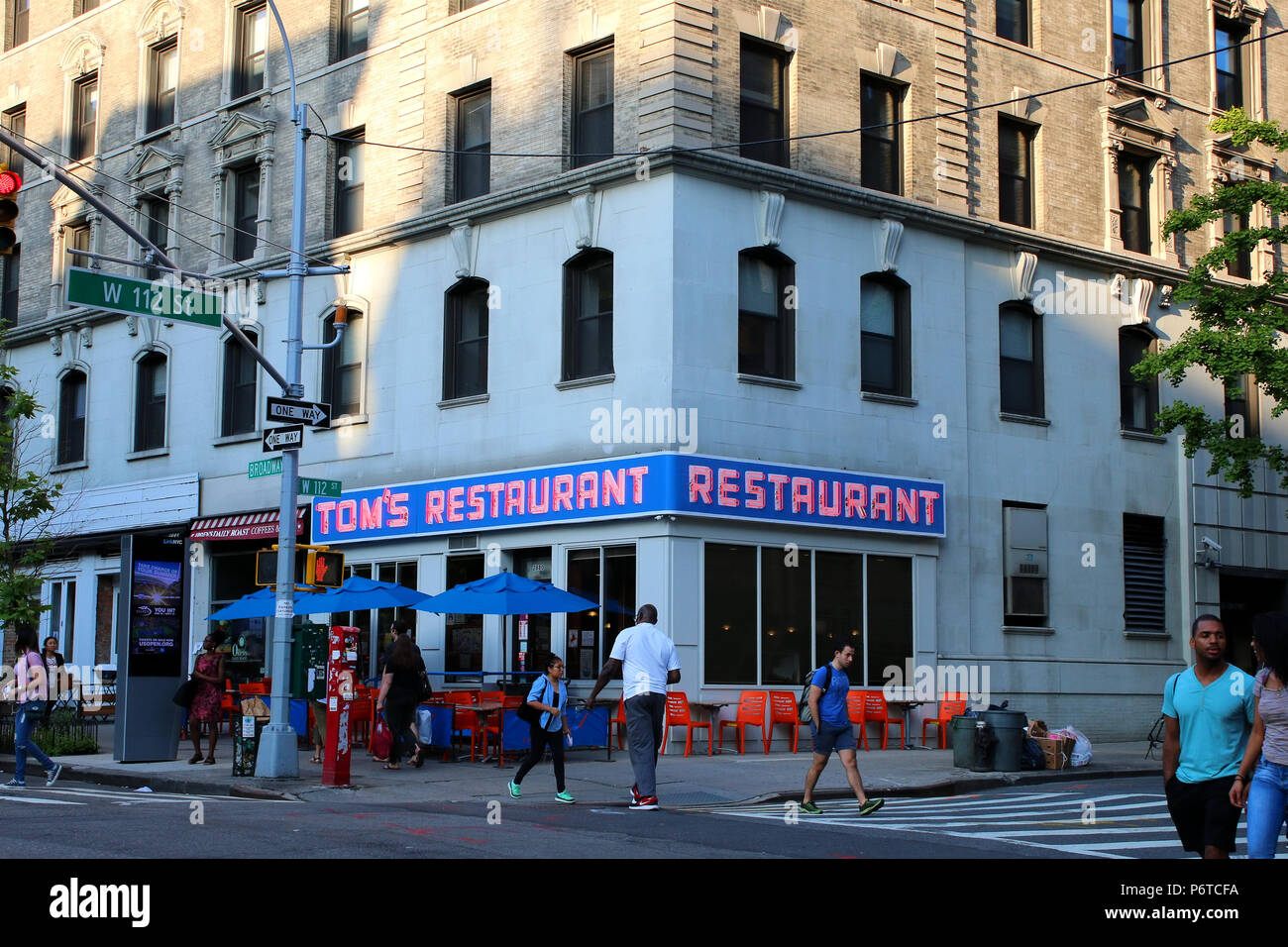 NEW YORK, NY JUNE 15 Tom's Restaurant, which exterior was routinely used in Seinfeld episodes