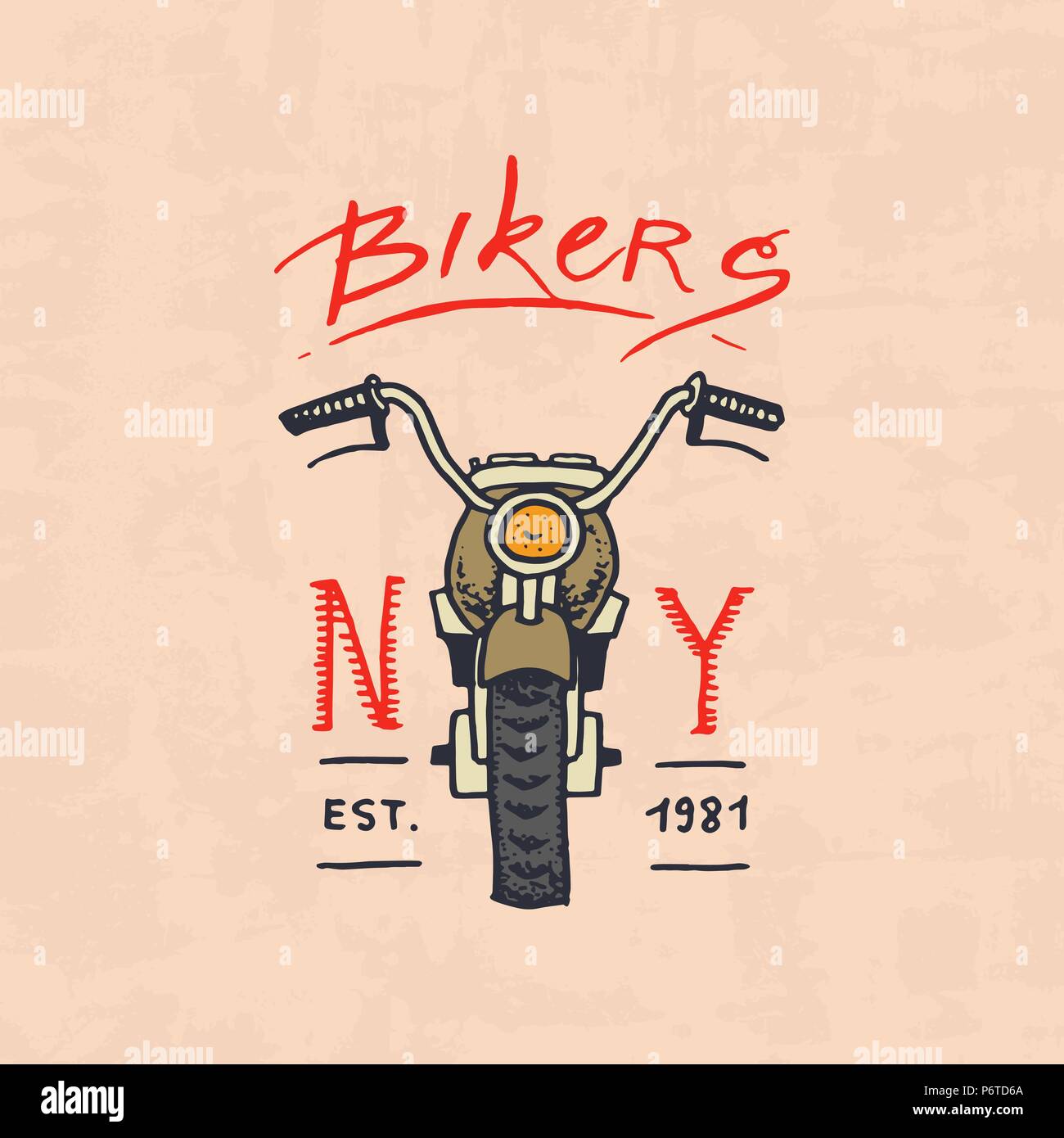 Motorcycle gasoline labet tee graphic design Vector Image