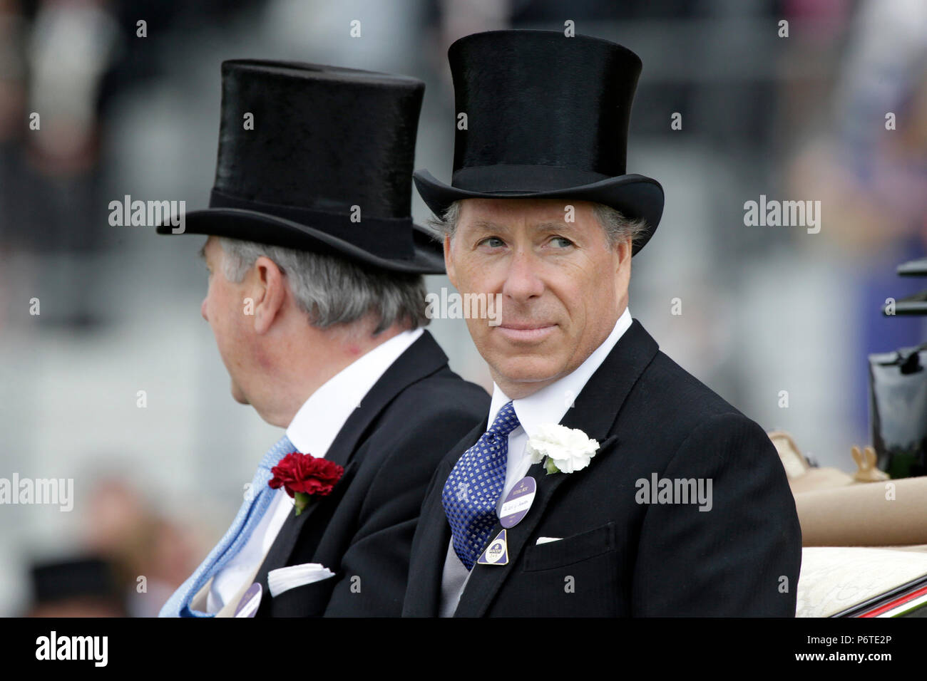 Royal Ascot, Portrait of David Armstrong-Jones, 2nd Earl of Snowdon Stock Photo