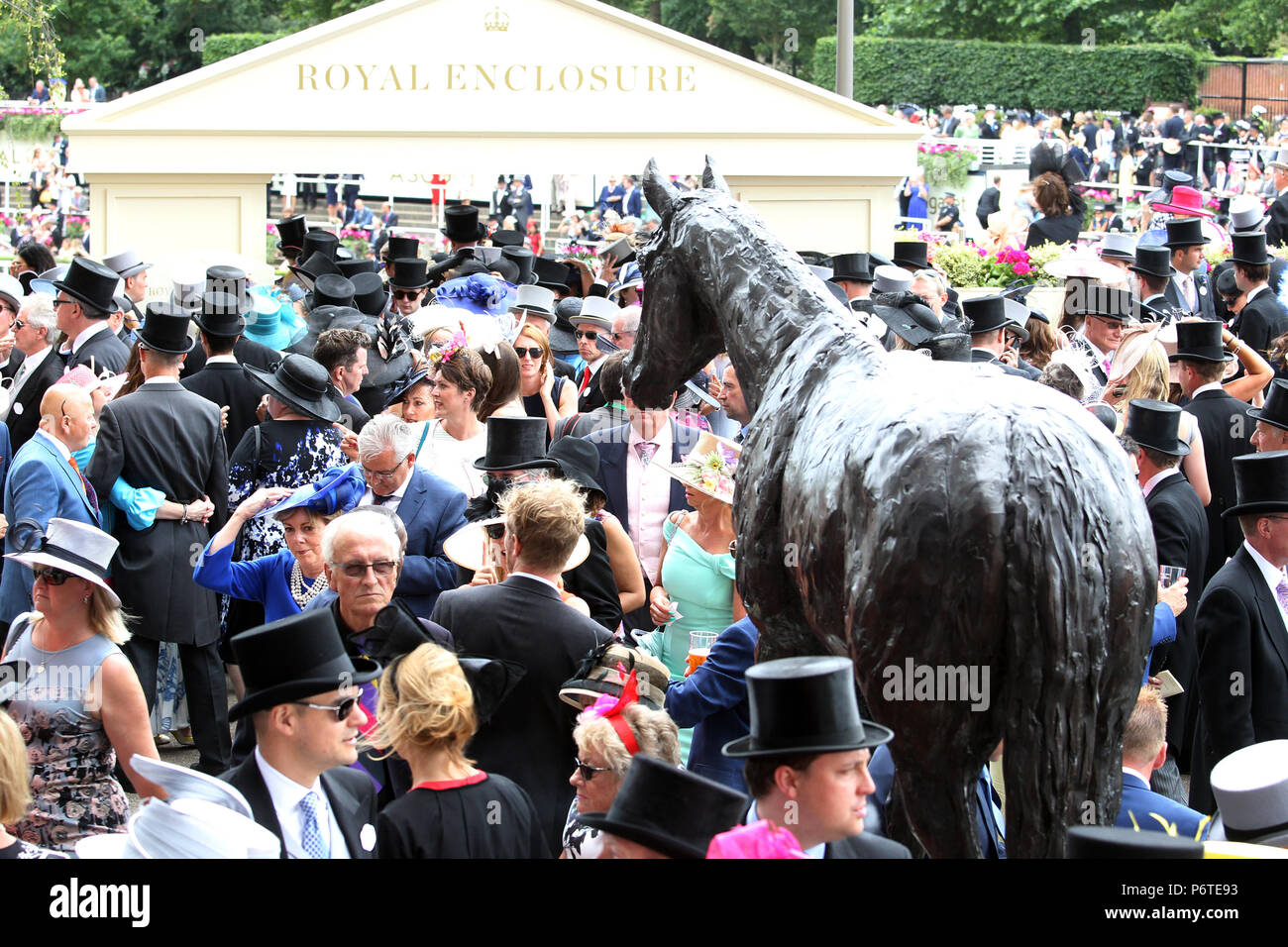 Ascot the royal enclosure hi-res stock photography and images - Alamy