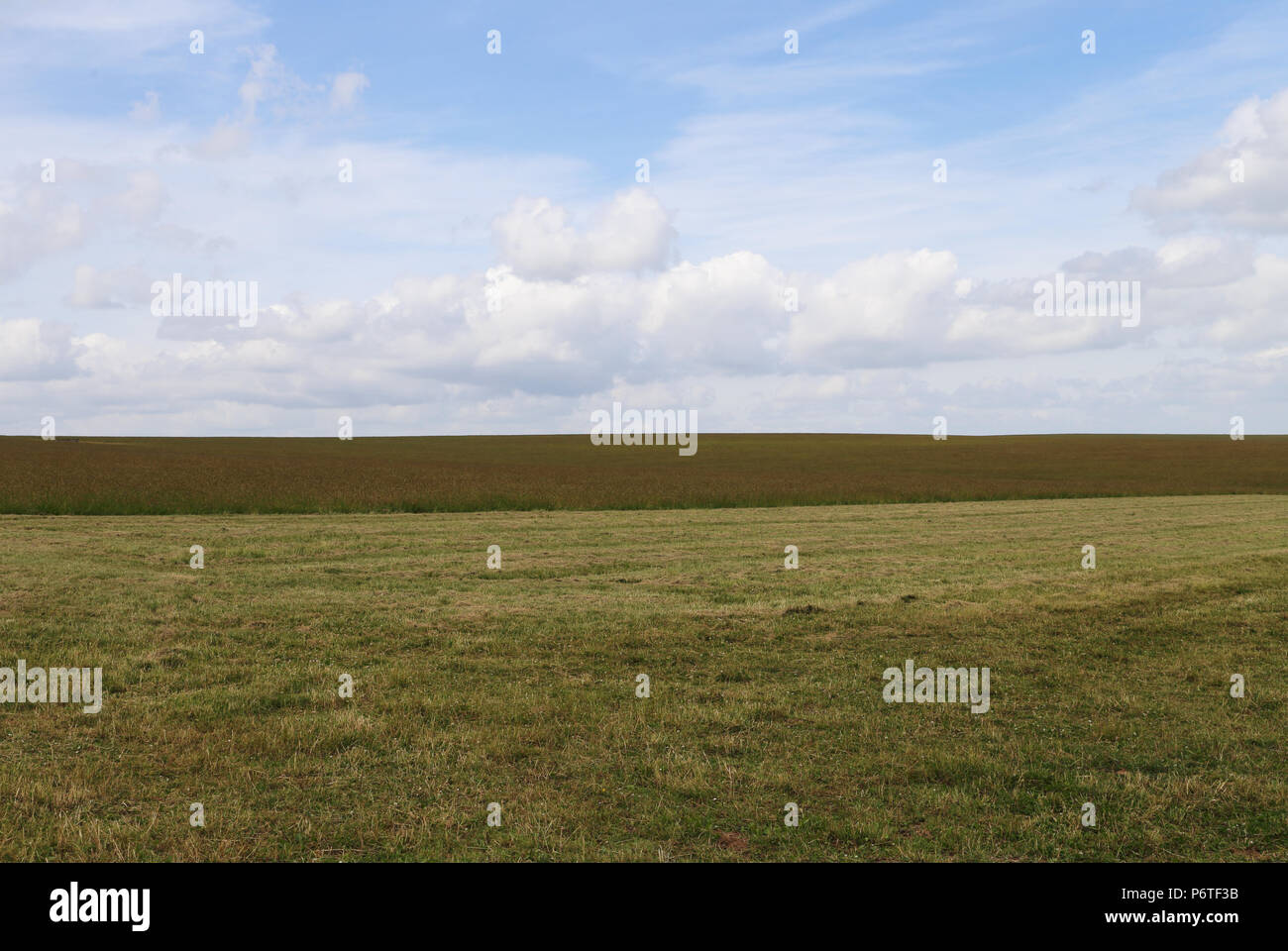 Landscape Surrounding Stonehenge Stock Photo
