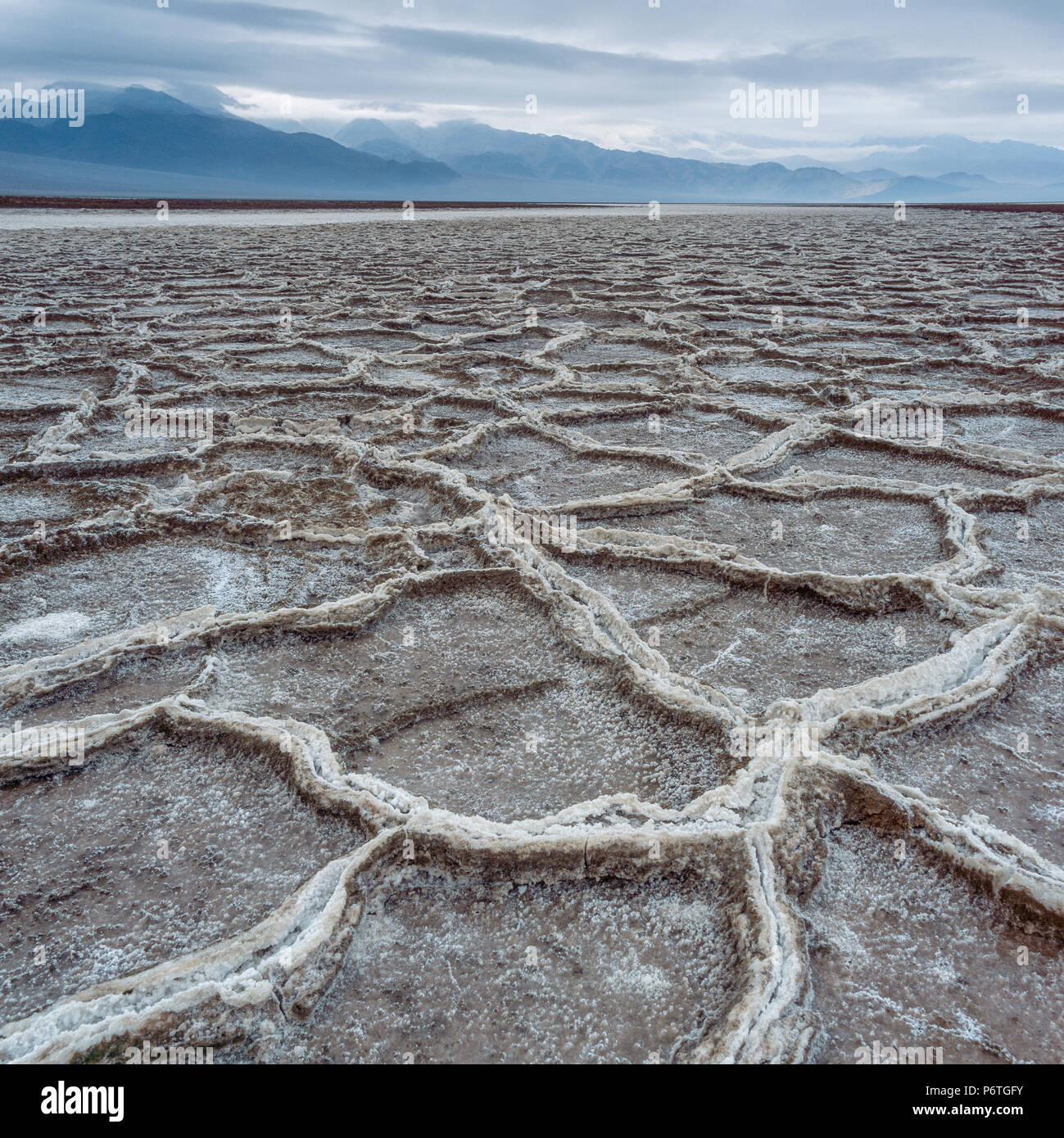Rainfall, Salt Flats, Death Valley National Park, California Stock Photo -  Alamy