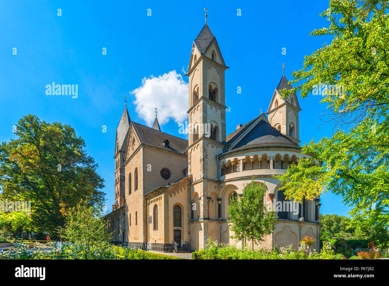 Basilica St. Kastor, Koblenz, Rhineland-Palatinate, Germany Stock Photo