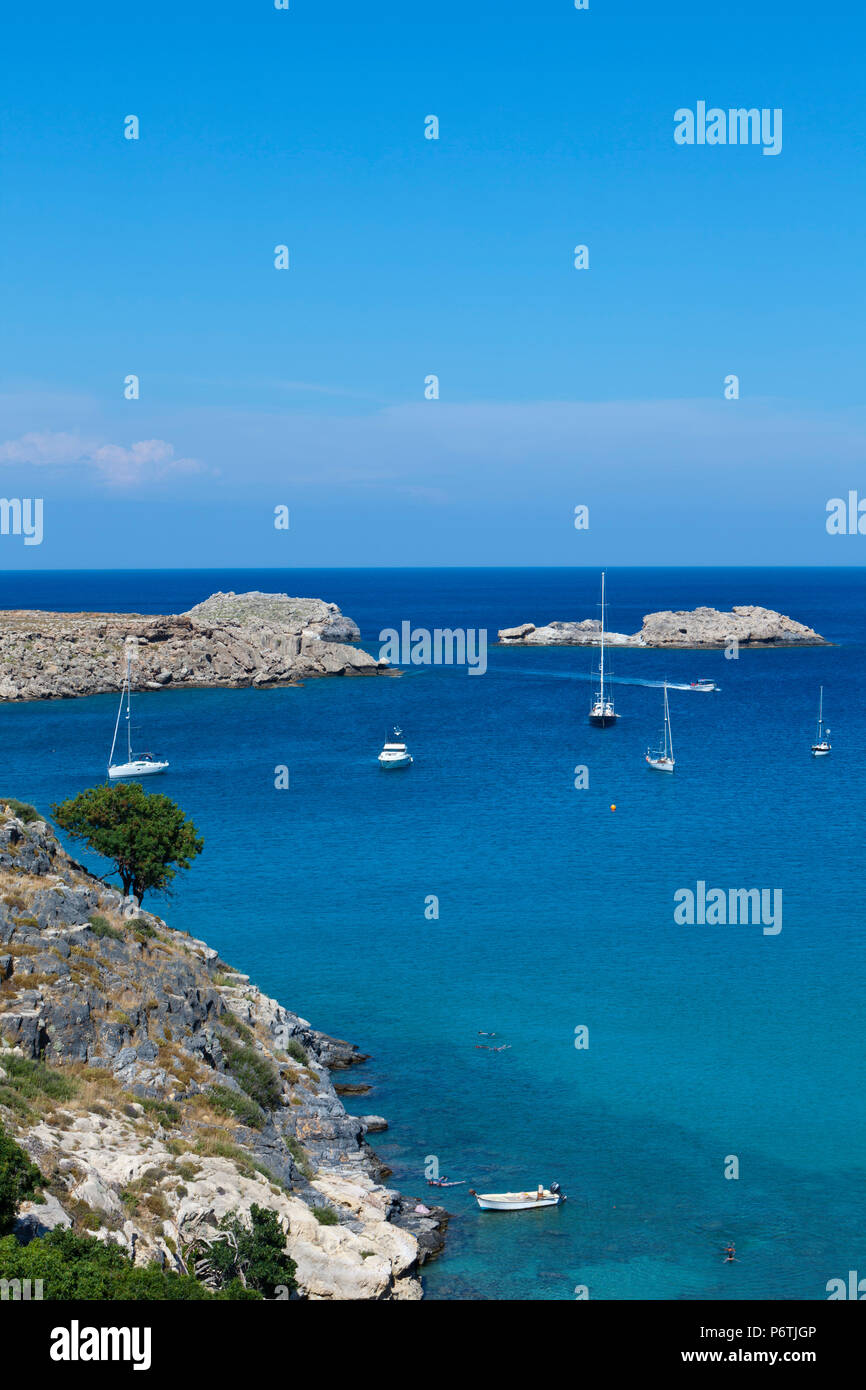Lindos, Rhodes, Greece Stock Photo