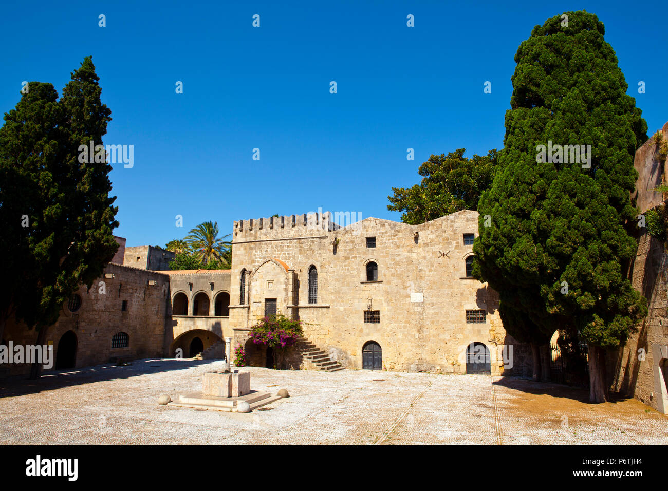 Medieval Architecture , Rhodes Town, Rhodes, Greece Stock Photo