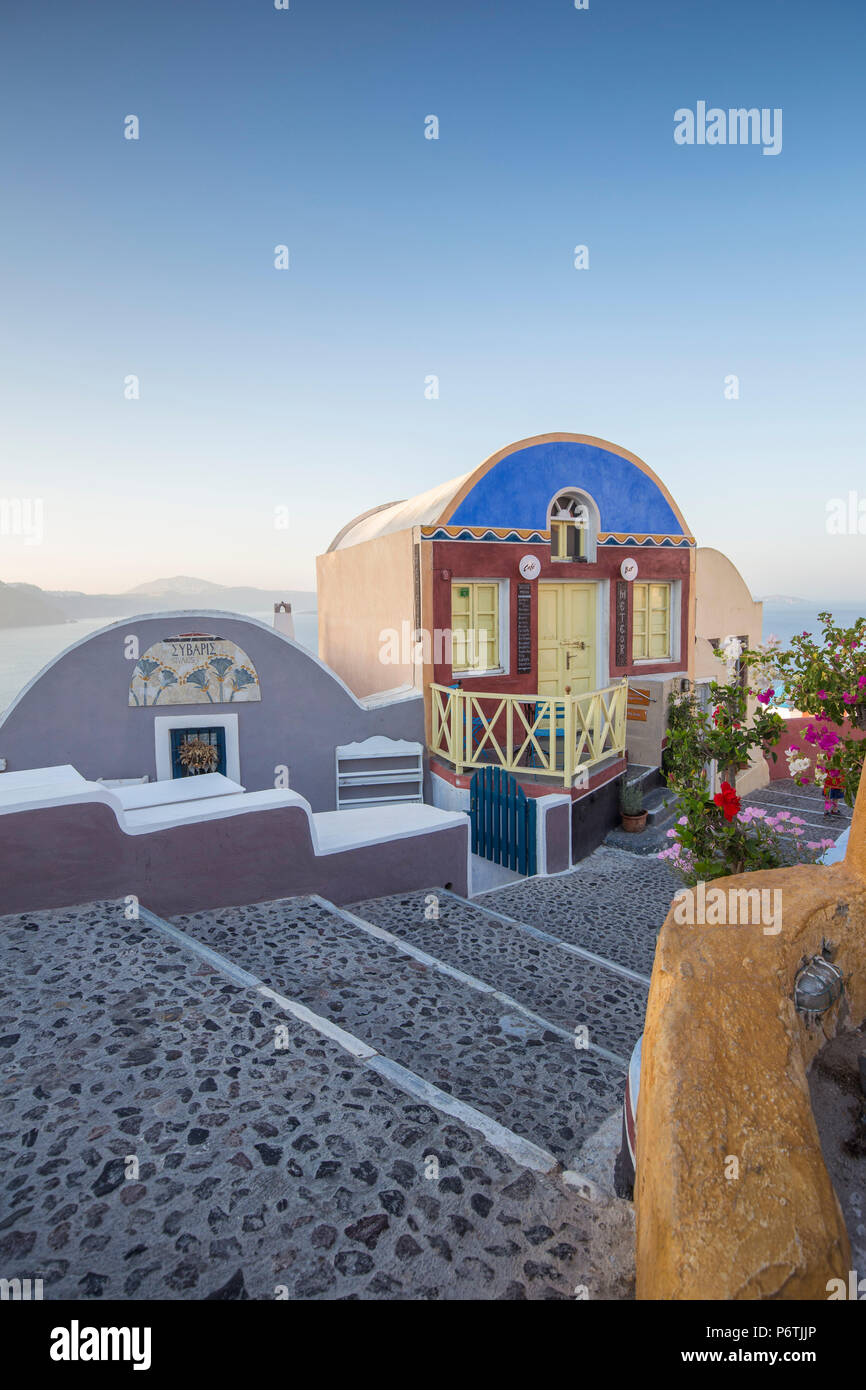Oia, Santorini (Thira), Cyclades Islands, Greece Stock Photo