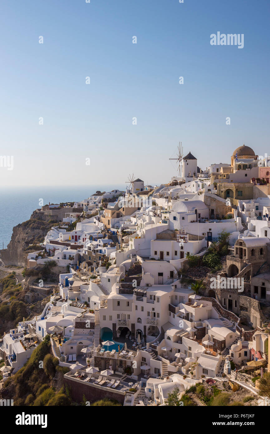 Oia, Santorini (Thira), Cyclades Islands, Greece Stock Photo