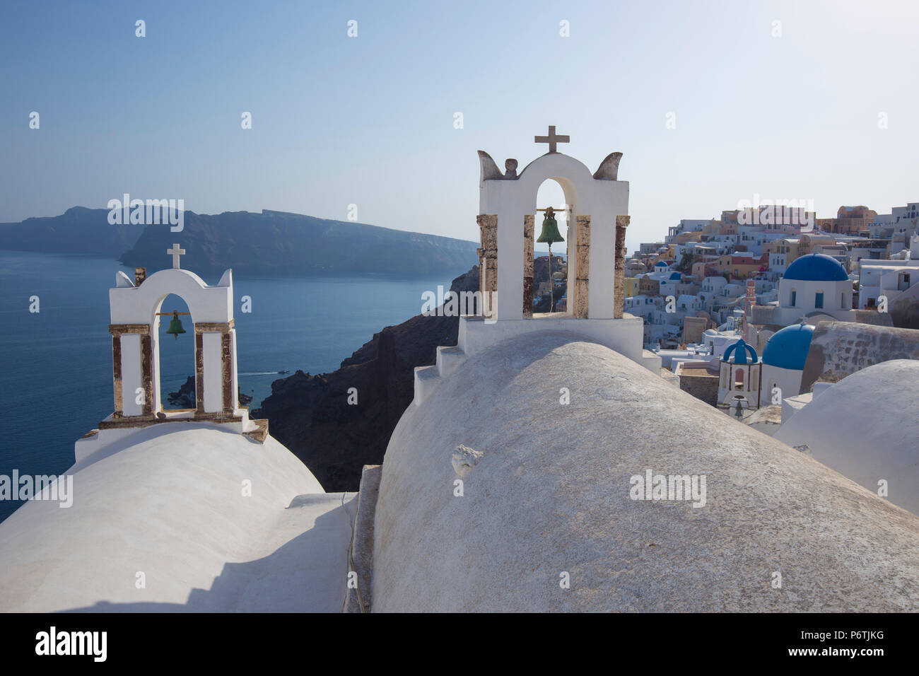 Oia, Santorini (Thira), Cyclades Islands, Greece Stock Photo