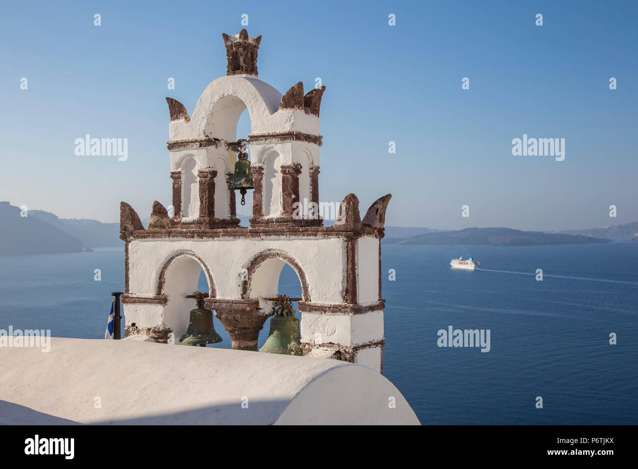 Oia, Santorini (Thira), Cyclades Islands, Greece Stock Photo