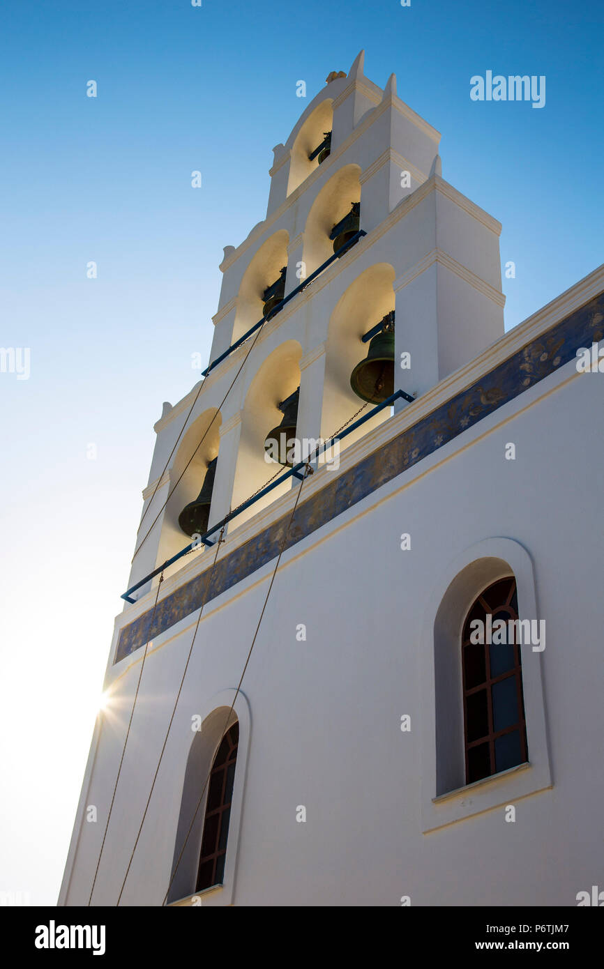 Oia, Santorini (Thira), Cyclades Islands, Greece Stock Photo