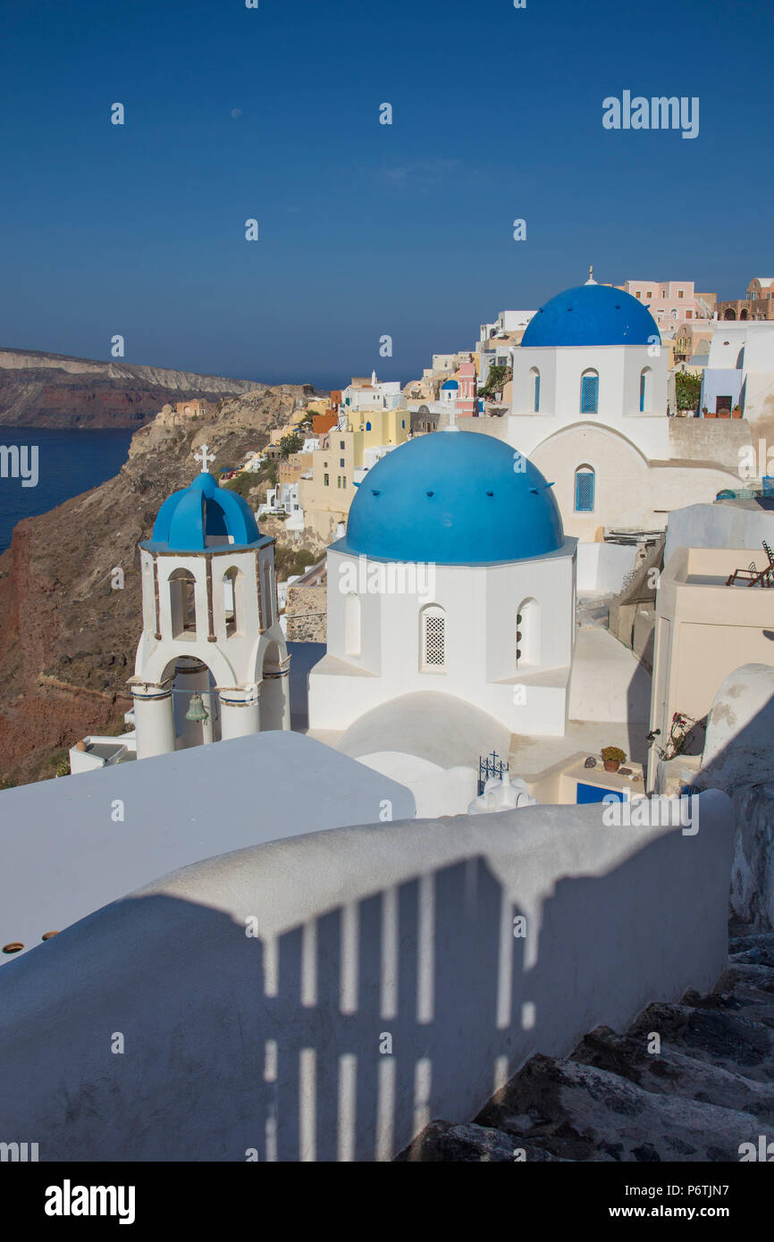 Oia, Santorini (Thira), Cyclades Islands, Greece Stock Photo