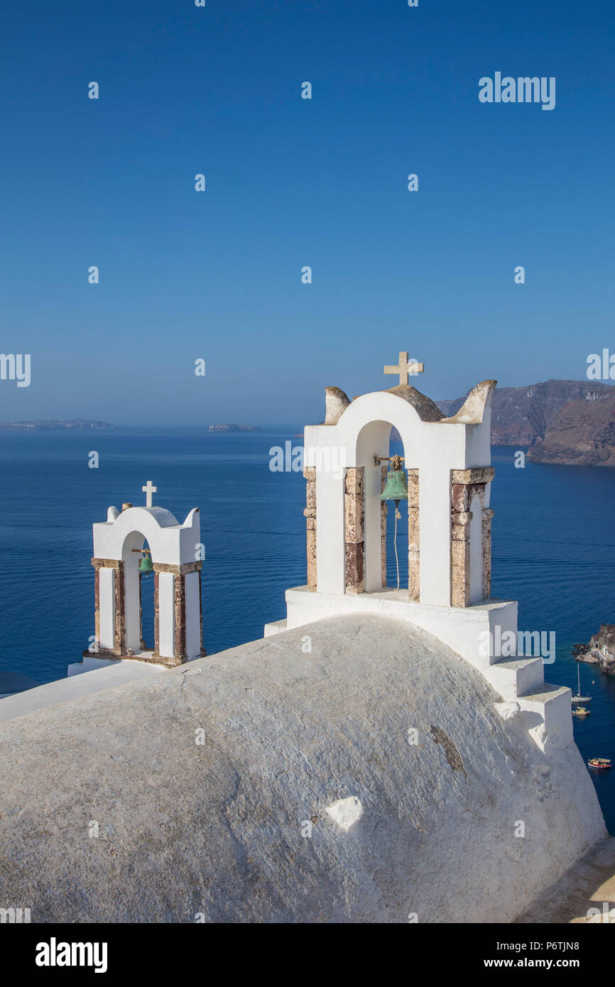 Oia, Santorini (Thira), Cyclades Islands, Greece Stock Photo