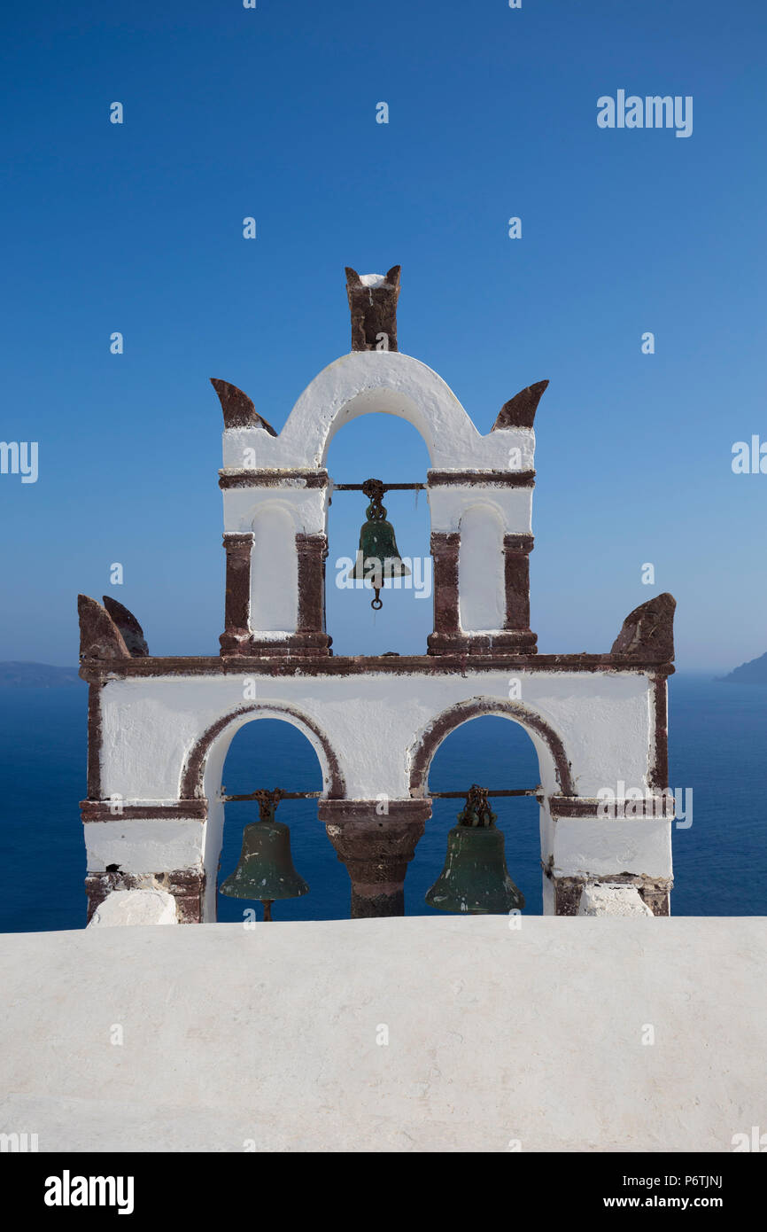 Oia, Santorini (Thira), Cyclades Islands, Greece Stock Photo