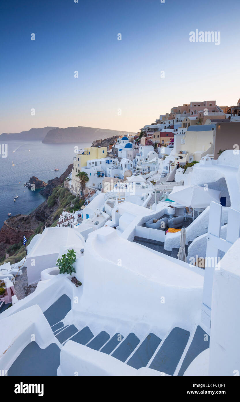 Oia, Santorini (Thira), Cyclades Islands, Greece Stock Photo