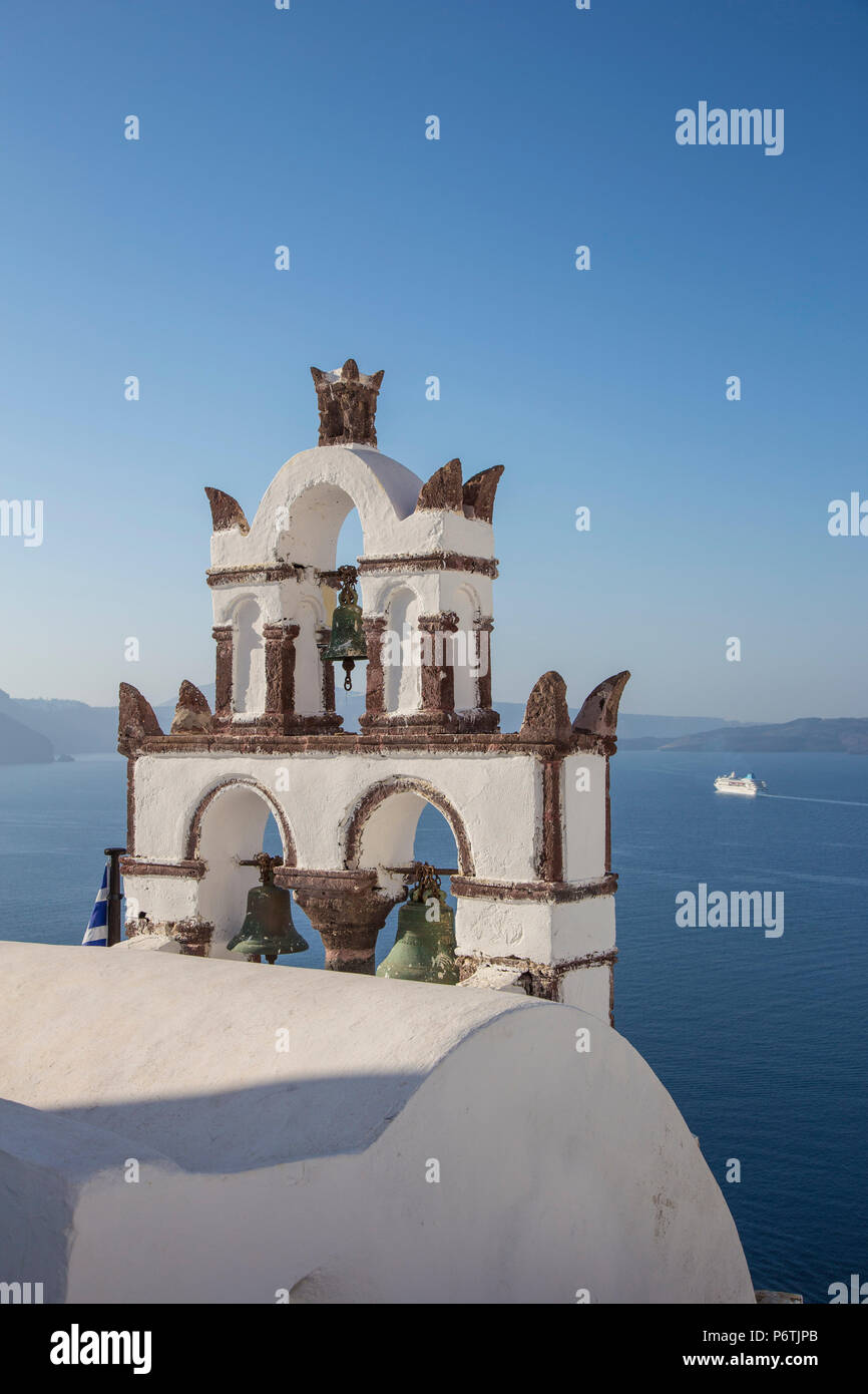 Oia, Santorini (Thira), Cyclades Islands, Greece Stock Photo