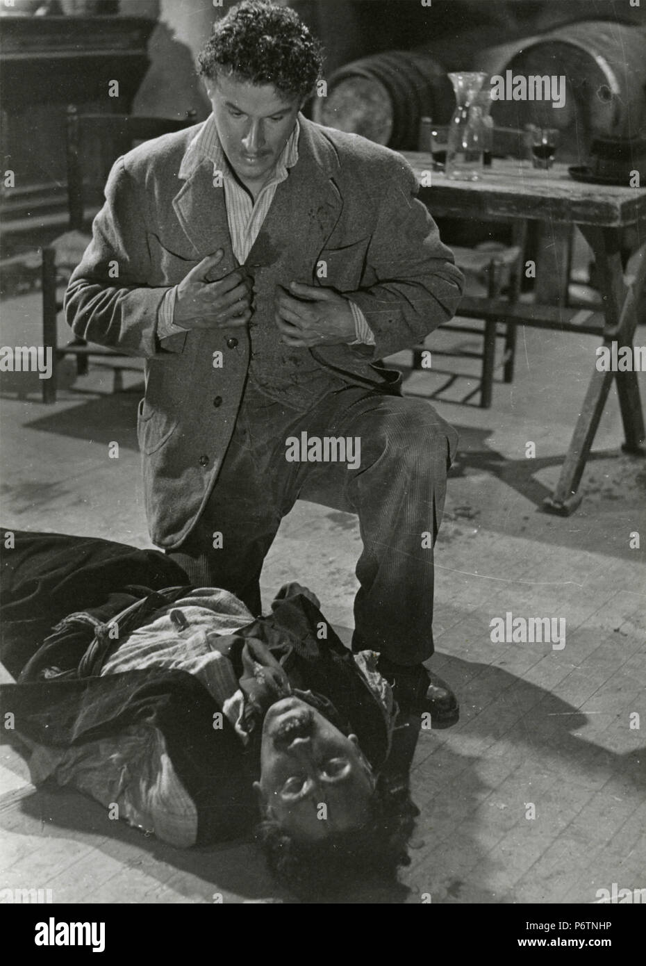 Italian actor Amedeo Nazzari in the movie La Cena delle Beffe, 1942 Stock Photo