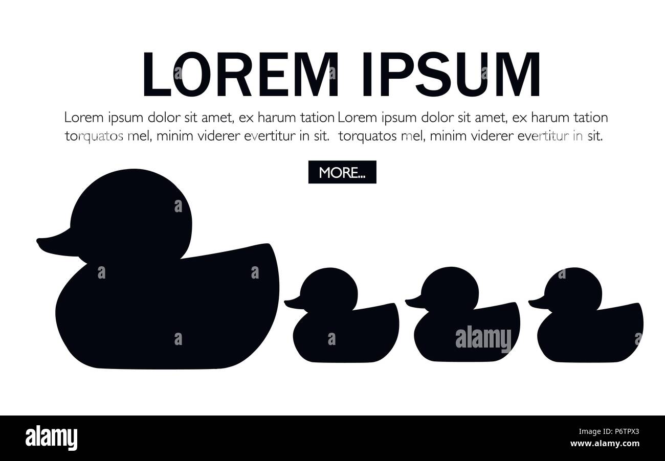 black and white rubber duck